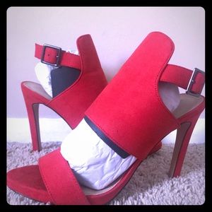 Zara Open Toe Heel with Ankle Strap Women’s Sz 10